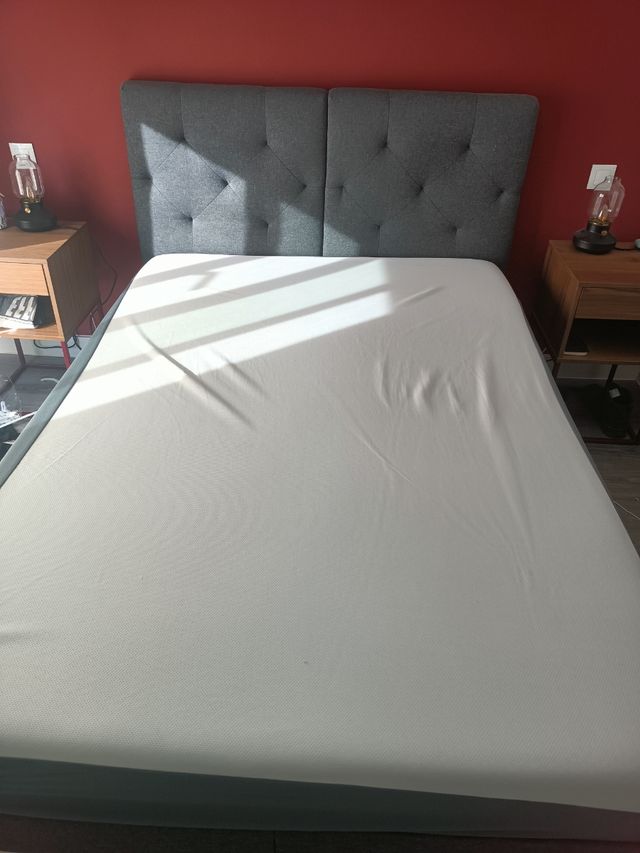 Colchón, base y cabecero Emma 135x190