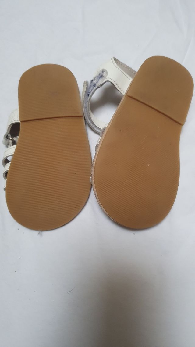 Sandalias blancas niña talla 21
