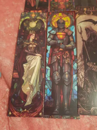 10 Marcadores de Livros Tarôt Místico