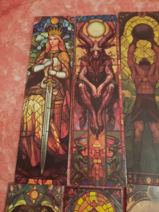 10 Marcadores de Livros Tarôt Místico