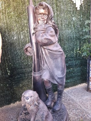 Farola Exterior Metálica Marrón MD180x50