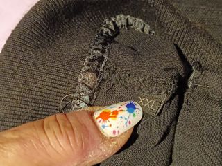 Polo Coveri nero con bordino bianco