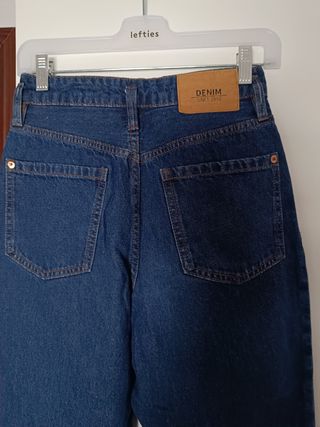 Pantalones vaqueros anchos mujer