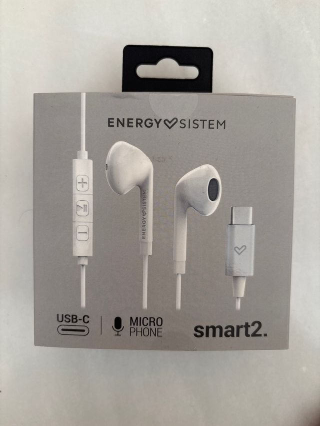 Auriculares Energy Sistem USB-C Blancos