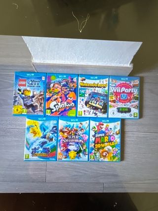Pack 7 Juegos Wii U: Mario, Splatoon, Lego