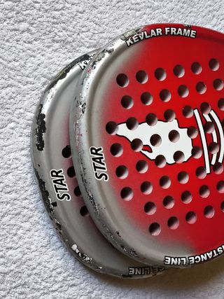 2 PALAS DE PÁDEL + BOTE 3 PELOTAS PARA JUGAR