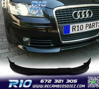 LIP SPOILER FRONTAL AUDI A3 8P 8PA 03-08 LOOK S3