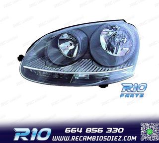 FARO IZQ VOLKSWAGEN VW GOLF V 03-08 FONDO GRIS