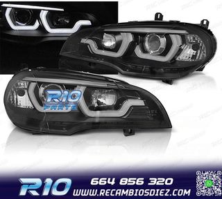 FAROS BMW X5 E70 07-13 TUBE LIGHT DRL BLACK