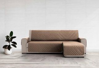 Funda sofá chaise longue acolchada
