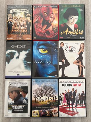 Lote 9 Películas DVD Variadas
