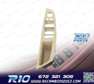 MOLDURA BOTONERA PARA BMW F10 F11 PANEL PUERTA BEIGE