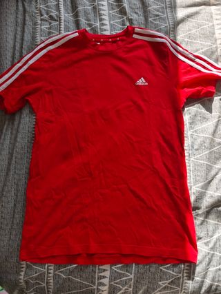 Pack 2 Camisetas Adidas Rojas Talla XS