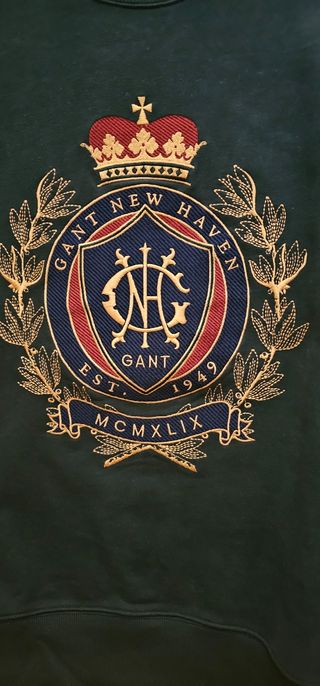 Sudadera Gant Verde con Escudo