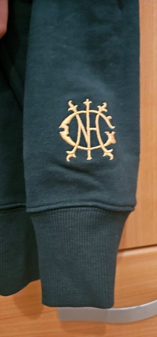 Sudadera Gant Verde con Escudo