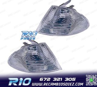 INTERMITENTES FRONTALES BMW E46 BERLINA 98-01 CROMO OPACO