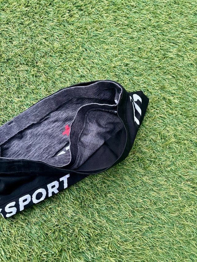 Cinturón running Compressport Free Belt Negro/Gris