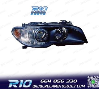 FARO DCH + INTERMITENTE BMW SERIE 3 E46 COUPÉ FONDO NEGRO
