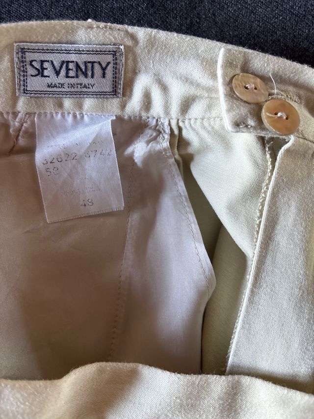 Pantaloncini vintage beige