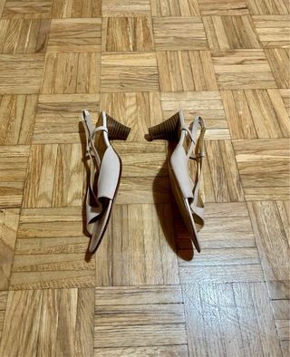 Zapatos sandalia tacón talla 40