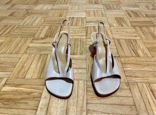 Zapatos sandalia tacón talla 40