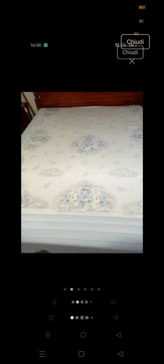 Copriletto matrimoniale floreale