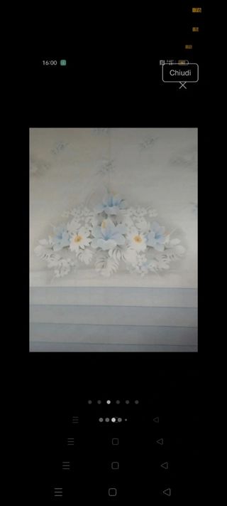 Copriletto matrimoniale floreale