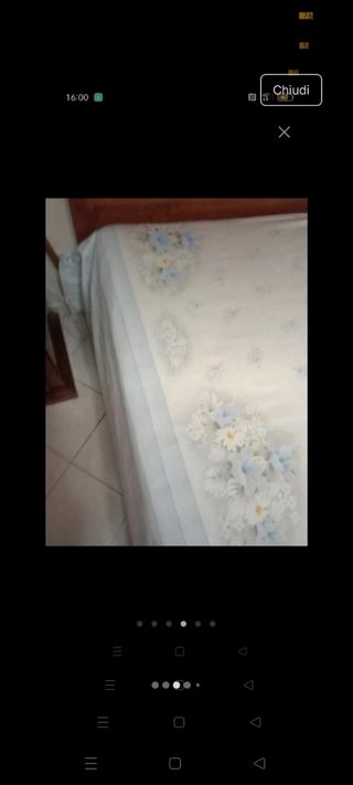 Copriletto matrimoniale floreale