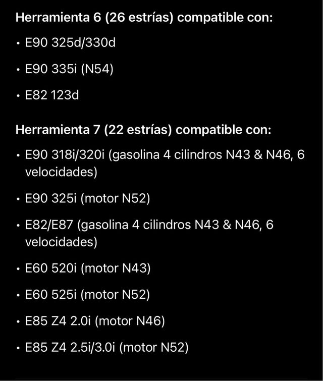 Kit completo Centradores Embrague BMW 10, 22, 26