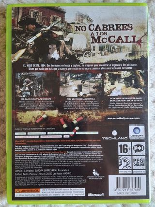 🇪🇸 Call of Juarez: Bound in Blood Xbox 360