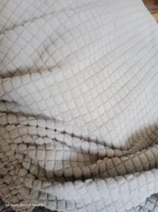 Funda sofá 1 plaza gris jacquard