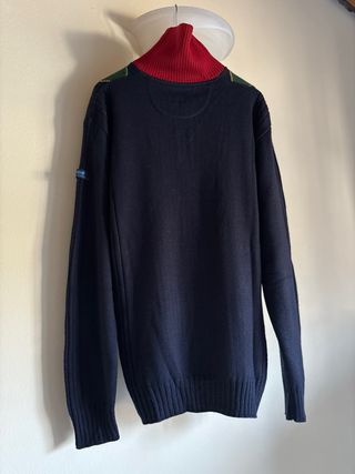 Maglione Granchio blu con rombi