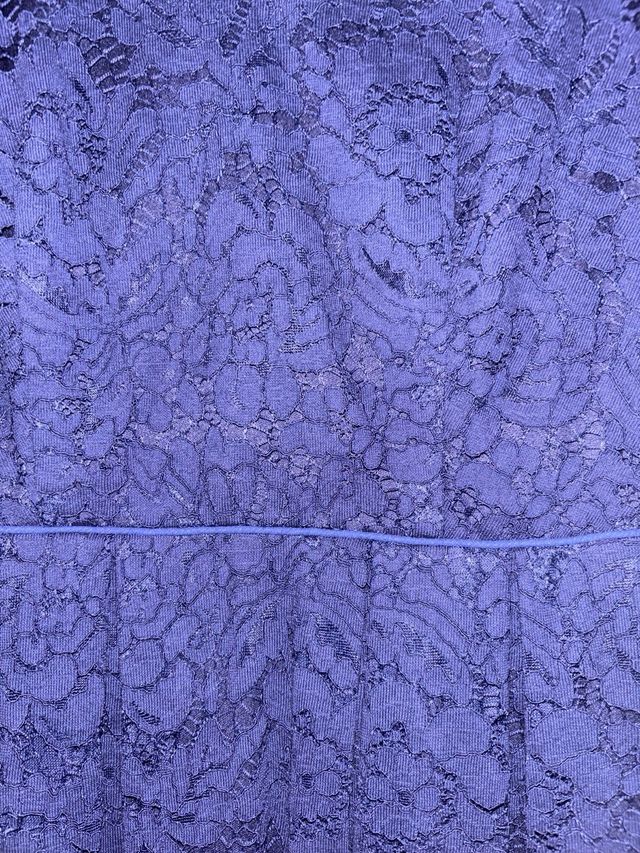 Vestido de encaje azul