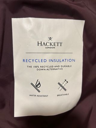 Chaqueta acolchada Hackett, impermeable y transpir