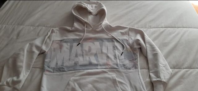 Sudadera Marvel Blanca Talla XXS