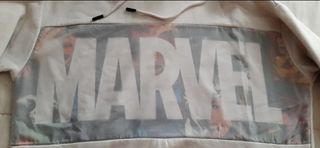 Sudadera Marvel Blanca Talla XXS