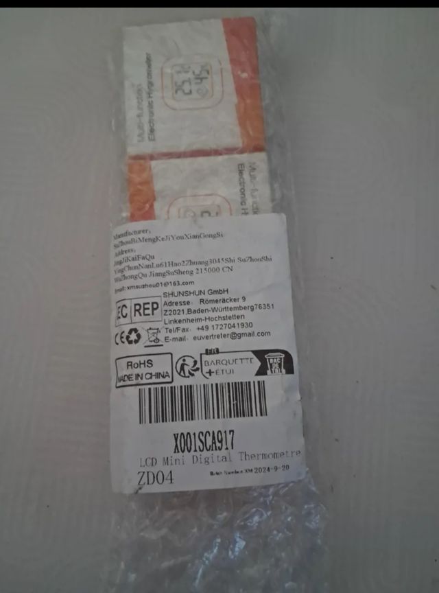 Pack 3 Mini Termómetros Higrómetros Digitales