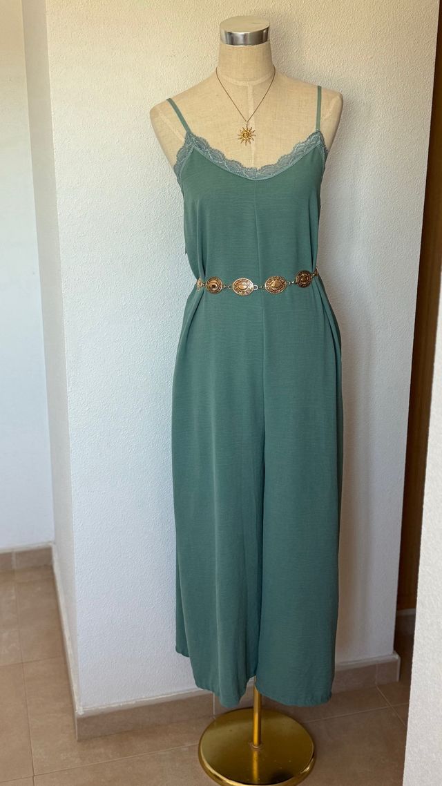 Mono lencero fluido verde