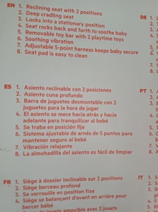 Hamaca Mecedora Bebé con Juguetes