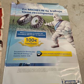 Carteles Publicitario Michelin Neumáticos Agrícola