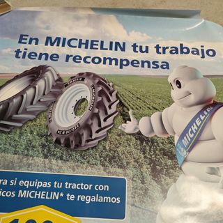 Carteles Publicitario Michelin Neumáticos Agrícola