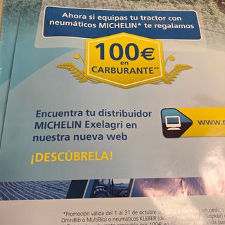 Carteles Publicitario Michelin Neumáticos Agrícola