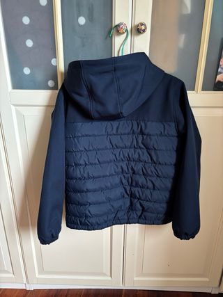 Chamarra niño talla 15-16 azul 2 puestas