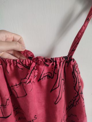 Abito Desigual rosa con scritte
