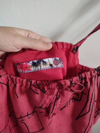 Abito Desigual rosa con scritte