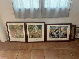 Lote cuadros vintage.