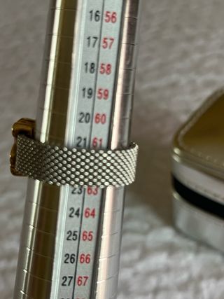 Anillo Tous Oso Acero y Oro