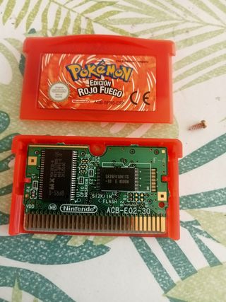 Pokemon Rojo Fuego GBA Español Original