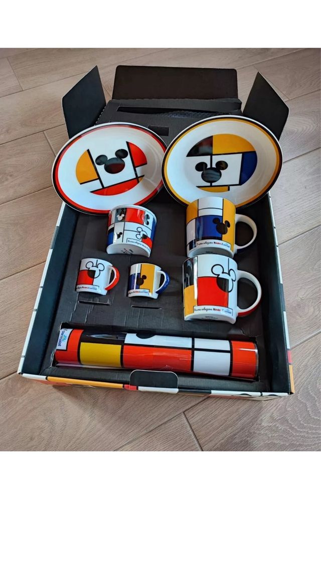 Set colazione Disney nero