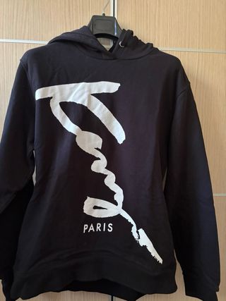 Sudadera Kenzo con capucha negra talla